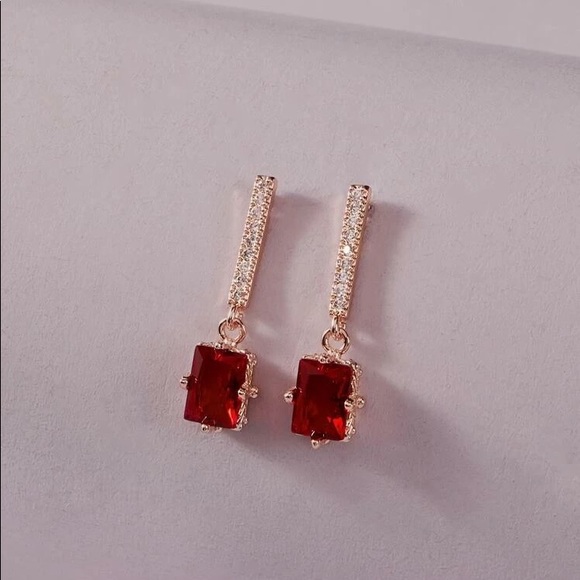 Jewelry - Gemstone Drop Earrings